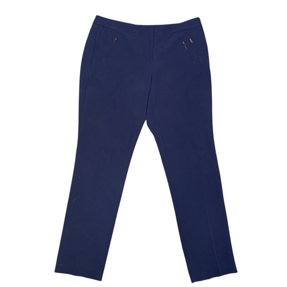 Worthington Slim Fit Navy Blue Pants - Picture 2 of 10
